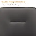 CLIPOP Occasional Dining Chairs Set of 2 Faux Leather Padded Kitchen Chair Accent Armchair with Backrest and Metal Legs, Lounge Living Room Reception Chairs 0224 grey 56*50*89 cm image 1