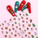 MeoMagic TH-1078 Autocollants pour ongles de Noël image 1