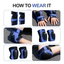 RoyalBaby Ensemble Vélo avec Équipement de Protection - Bleu image 1