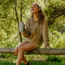 Bottle Bottle Gobelet isotherme 500 ml à emporter - haut de gamme, anti-fuite, sans BPA, fermoir à presser, à double paroi, garde les boissons chaudes et froides longtemps (vert) image 4