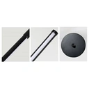 Homary Mini luminaire LED suspension simple cylindre - Noir image 6