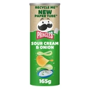 Pringles Sour Cream & Onion Crisps 165g image 0