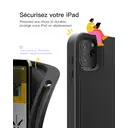 Inateck Coque Clavier Détachable avec Pavé Tactile Compatible iPad pour iPad 11e/10e Gén, pour 10e (10,9")/ 11e (2025 A16), Air 11" M4/M3/M2, Air 6/5/4e, Pro 11 4e-1re, avec Porte-Crayon, AZERTY, Noir KB002 image 5