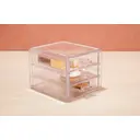 Maison by Premier Beauty Cosmetic Organiser with 3 Drawers image 5