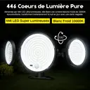 VIVREAL Lampes murales solaires rechargeables par énergie solaire image 6