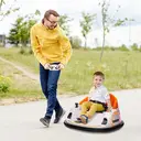 AIYAPLAY Kids Bumper Car 12V Waltz Car Ride on Toy 360° Rotation with Remote Control, Dual Joystick, Music, USB, LED Lights, image 4