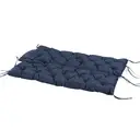 Outsunny Coussin de banc matelas assise dossier pour banc de jardin coussin balancelle canapé 3 places grand confort 150 x 98 x 8 cm bleu image 7
