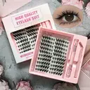 MeoMagic Kit d’extensions de cils Classic avec pinces à épiler et colle - 10 lignes - WM26 image 0