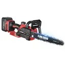 FLORA GUARD Tronçonneuse sans fil sans balais 12 pouces – Mini tronçonneuse à main à haute vitesse 1200 W avec 2 x 4000 mAh + chargeur, lubrification automatique, compatible avec la batterie Dewalt 20 V image 1