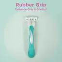 Wilkinson Quattro Intuition Smooth Sensitive Shaver For Women 3 Packs image 5