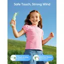 JISULIFE Life8 Plus Ventilateur portatif avec fonction batterie externe 4500 mAh et lampe de poche - Vert menthe image 7