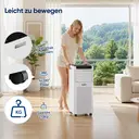 【Sommer-Aktion】Humhold 9000 BTU Tragbarer Klimaventilator, 2,6 kW 3-in-1 Klimaanlage für Räume bis zu 30 m², mit Kühlen, Entfeuchten & Ventilator-Modus, Leiser Schlafmodus, 24-Stunden-Timer, Inklusive Fenster-Set image 7