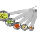 Tala Stainless Steel Measuring Spoons, 5 Piece Set for Measuring Dry and Liquids with Clear and Easy to Read makring on Each sppon to Know The measurment image 3