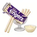 Cadbury White Chocolate Fingers Biscuits 114g image 2