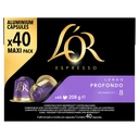 L'OR Espresso Lungo Profondo 40 Coffee Pods Intensity 8 208g image 1