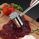 Maxcook MCPJ9454 Attendrisseur de viande en acier inoxydable 304 avec manche en bois image 2