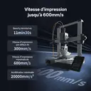ANYCUBIC Kobra 3 V2 Combo Imprimante 3D - Vitesse d'impression 600 mm/s - 255 x 255 x 260 mm image 5