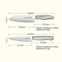 Set de Couteaux Polyvalents SHIBAZIZUO (Couteau Polyvalent + Couteau à Fruits) Ensemble de Couteaux de Cuisine Domestique image 4