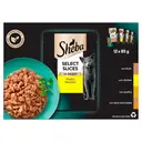 Sheba Select Slices Adult Cat Food Pouch Poultry Selection in Gravy 12 x 85g image 1