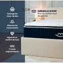 Morphea Matelas luxe hybride mémoire de forme 90x190 épais 30cm Victoria image 3