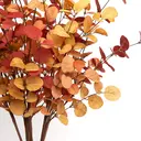 Yuejia 3Pcs 27.5in/70cmArtificial Eucalyptus Stems Fall Decorations with Fall Eucalyptus Leaves Autumn Decorations for Office and Home Artificial Plants for Floral Arrangement image 5