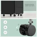 SONGMICS HOME Meuble pour Documents en Métal, Classeur Mobile, Support pour Imprimante, avec Serrure, 4 Tiroirs, Pré-Assemblé, Bureau, 45,1 x 39 x 69,3 cm, Noir image 7