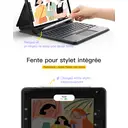 Inateck Coque Clavier Détachable avec Pavé Tactile Compatible iPad pour iPad 11e/10e Gén, pour 10e (10,9")/ 11e (2025 A16), Air 11" M4/M3/M2, Air 6/5/4e, Pro 11 4e-1re, avec Porte-Crayon, AZERTY, Noir KB002 image 6