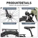 Marathon 28" E-Bike Citybike - Bafang Mittelmotor, 36V 22.5Ah (810Wh) Akku, bis 160km, Hydr. Scheibenbremsen, 7-Gang, Damen & image 8