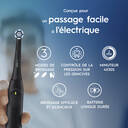 Oral-B iO2 Brosse À Dents Électrique Noire, 1 Brossette, 1 Étui De Voyage image 6