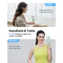 JISULIFE Life8 Plus Ventilateur portatif avec fonction batterie externe 4500 mAh et lampe de poche - Vert menthe image 3