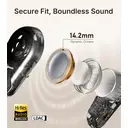 Edifier A6 Écouteurs ouverts Bluetooth 5.4, audio Hi-Res LDAC, appels clairs par IA, autonomie 40 h, IP55, blanc image 9