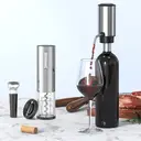 Cuisync Electric Wine Opener Gift Set With Aerator, Vacuum Stoppers, Foil Cutter - 4-in-1 Rechargeable Bottle Opener for Wine Lovers image 6