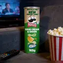 Pringles Sour Cream & Onion Crisps 165g image 2