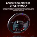 PXN Volant de jeu, rotation - 270 °/900 °, pédalier - 3 vitesses, levier de vitesses manuel - 6+1, vibrations double moteur, indicateurs RGB, multiplateforme, modèle V9 Gen2 image 3