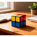 Rubik's Cube 2 x 2 Puzzle autocollant traditionnel pour débutants - 5 cm image 2