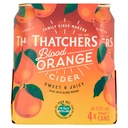 THATCHERS Blood Orange Cider 4 X 440ml image 1