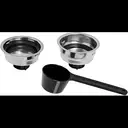 DELONGHI Combo, Machine Expresso Pompe Dosettes et Café Moulu, BCO261B.1, Noir/Blanc image 3