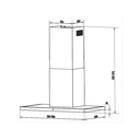 Faber 5649940 Hotte de cuisine en acier inoxydable - 90 cm image 1