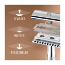 King C. Gillette - Rasoir de sûreté avec 5 lames - Kit image 5