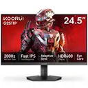 【Gaming Weekdeal】KOORUI G2511P 25-inch gamingmonitor, 200 Hz, IPS, Full HD 1080p, 1 ms, Adaptive Sync, VESA-montage, HDMI/DisplayPort, Laag blauw licht, 99% sRGB image 0