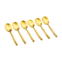 BJÖRN KNUT Lot de 6 petites cuillères - Or image 0
