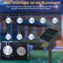 Vivreal Solar-Bubble-Ball-Lichterkette – 11 m (36 ft), 60 LEDs, kaltweiß, wasserdicht, für Garten, Terrasse & Feiertagsdeko, Neujahrssale, Top-Geschenkideen image 7