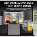 Hisense PureFlex RQ5P640SYSD 91cm American Style Fridge Freezer – 485L, Stainless Steel, Total No Frost, E Energy Rating image 3