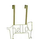 Maison by Premier Stylish Design Gold Finish Sausage Dog Hanger, Versatile Storage Over Door Hooks, Sturdy Hanging Hooks image 3