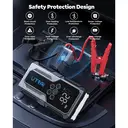 UTRAI JS-9 3000A Car Jump Starter with Air Compressor 150PSI, 18W QC Power Bank, 12V Car Battery Charger Jumper Starter, LED Screen, 3 Modes Flashlight image 6