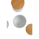 Maison by Premier Set Of Three Alton White Cannisters image 4