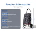 Strong bird 2026 New Arrival | European Style Aluminium Alloy Folding Shopping Trolley, Elderly-Friendly Grocery Cart, Lightweight & Heavy-Duty, Space-Saving for Daily Shopping, New Year Sale , Top gift picks image 1