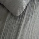 Parure de lit 2 personnes gaze de coton Acier TODAY image 2