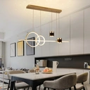 Homary Gold Kitchen Island light Geometric Starry Pendant Light image 1