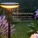 VIVREAL Guirlande lumineuse à drapeau double ronde solaire, lot de 4, TPL010, Offre Nouvel An, Meilleurs choix cadeaux image 5